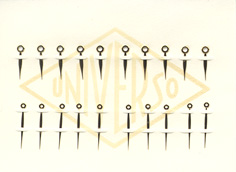 Herrenarmbanduhr-Zeiger gelb Blattform 