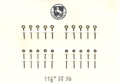 Herrenarmbanduhr-Zeiger gelb Blockform Kaliber: ST 96 