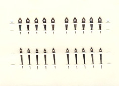 Herrenarmbanduhr-Zeiger gelb  (Maße auf Anfrage..) 