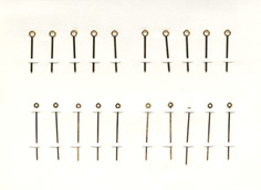 Herrenarmbanduhr-Zeiger gelb  (Maße auf Anfrage..) 