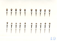 Herrenarmbanduhr-Zeiger gelb  (Maße auf Anfrage..) 