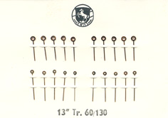 Herrenarmbanduhr-Zeiger rose Blockform 