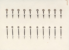 Herrenarmbanduhr-Zeiger rose  (Maße auf Anfrage..) 