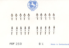 Herrenarmbanduhr-Zeiger rose  (Maße auf Anfrage..) 