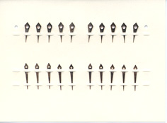 Herrenarmbanduhr-Zeiger rose  (Maße auf Anfrage..) 