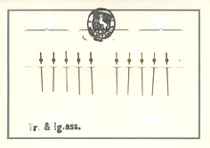 Zentralsekundenzeiger gelb 