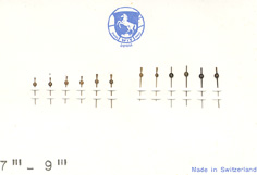 Zentralsekundenzeiger rose 