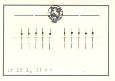 Zentralsekundenzeiger gelb 