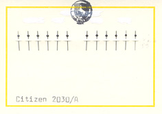 Zentralsekundenzeiger weiß 