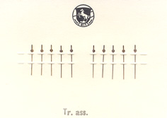 Zentralsekundenzeiger gelb 