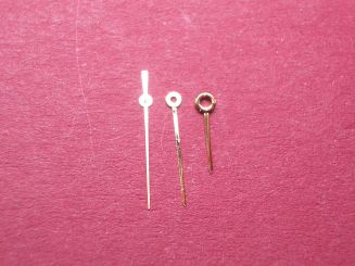 Komplettes Zeigerspiel in gelb für ETA 255.411 