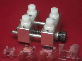 Gehäuse - und Werkhalter-Set Werkzeug in stabiler Ausführung aus Aluminium mit 4 Einsätze 