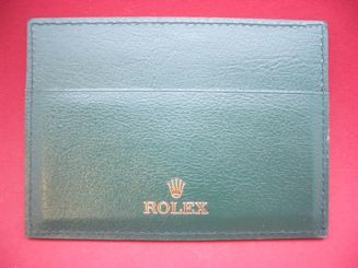 Rolex Leder-Etui NOS neuwertig in grün als Zubehör Rolex SA - Geneve Suisse