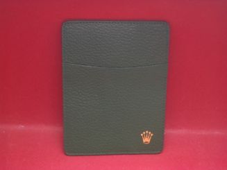 Rolex Lederetui NOS neuwertig in grün als Zubehör 