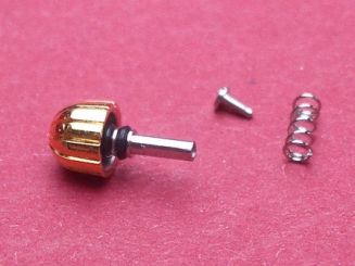 Breitling Drücker gelb Wasserdicht mit Schraube, Feder für Ref. Nr.: B13050.1, B13048, B13047, B13050 