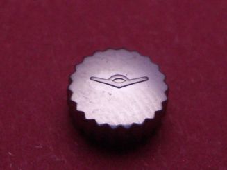 Movado Krone Stahl, Ø 6,0mm Höhe 2,8mm, Gewinde 1,2mm, Tubus 2,5mm 