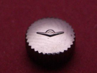 Movado Krone Stahl, Ø 6,0mm Höhe 2,9mm, Gewinde 1,2mm, Tubus 2,6mm 