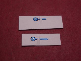 Cartier Zeigersatz, Stahl, gebläut, für Pasha 38mm, techn. Ref. 2388, 2395 & 2724, VC110264 