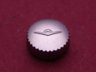 Movado Krone Stahl Ø 5mm, Höhe 2,38mm, Gewinde 0,9mm, Tubus 2mm 