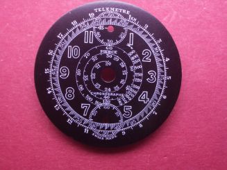 Chronographen-Zifferblatt Pierce Kaliber: 134 Durchmesser: 29,0mm 