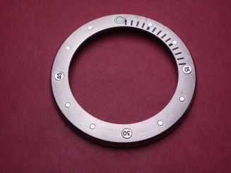 Panerai Lünette, Stahl, für Luminor Submersible 1950 47mm, Außen-Ø 46,5mm, Innen-Ø 34,1mm, gebraucht, MX005XQH 