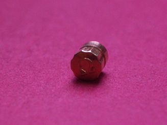 Omega Krone, Gold 0,750er 18K, für Kal. 1300, Constellation Electroquartz f8192 Hz, auch Beta 21, gebraucht 