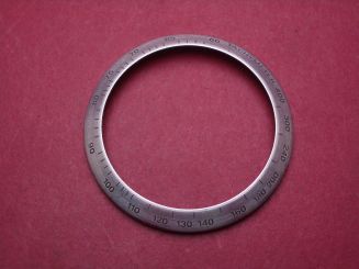 Panerai Lünette, Stahl, Außen-Ø 42,7mm, Innen-Ø 34,8mm, gebraucht 