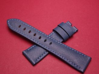 Panerai Uhren-Lederarmband, 22mm im Verlauf auf 18mm an der Schließe,  mit Schnellentriegelungssystem Farbe: Petrol 