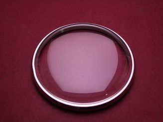 Panerai Lünette mit Glas, Stahl, Außen-Ø 44,7mm, Innen-Ø 38,0mm, gebraucht 