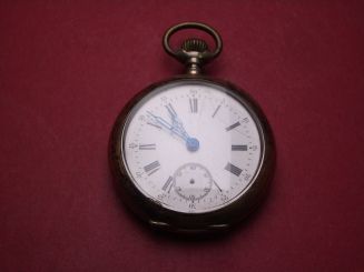 Taschenuhr, 800er Silber, Ø 47,6mm, gebraucht 