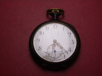 Taschenuhr, 800er Silber, Ø 46,9mm, gebraucht 