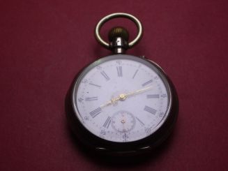 Taschenuhr, 800er Silber, Ø 46,1mm, gebraucht 