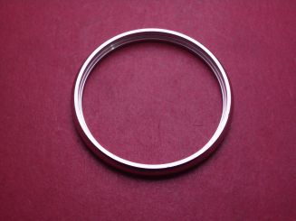 Lünette, Stahl, Außen-Ø 40,9mm, Innen-Ø 35,9mm, Höhe 4,2mm, gebraucht 