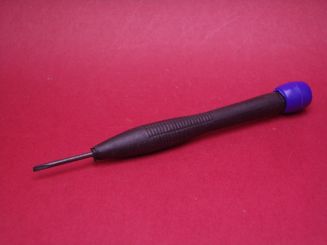 Schlitzschraubendreher Klinge 1,4mm mit Kunststoffgriff 