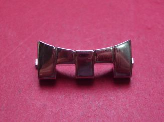 Hacher Gehäuseanstoß-Glied, Stahl, 22,3mm, NOS (New Old Stock) 