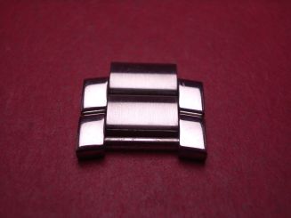 Baume & Mercier Doppel-Verlängerungsglied für Riviera, Stahl, 16mm, gebraucht 