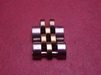 Rolex Doppelglied, Stahl/Gold, 10mm, gebraucht 