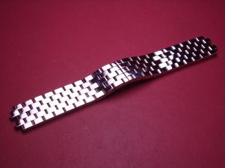 Metall-Uhrenarmband, 22mm, Länge 17,5cm 