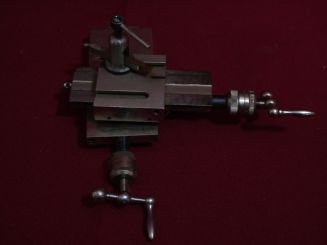 Kreuzsupport mit Stichel und Stichelhalterung, gebraucht 