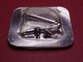 Cartier Federsteg, zusammengebaut, Stahl, für Santos Vendome GM, techn. Ref. 0173, 1 Steg, 30381859 