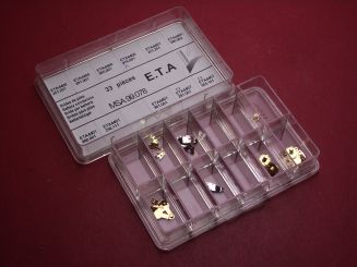 Batteriebügel-Set für ETA Kaliber, gebraucht & teilweise unvollständig 