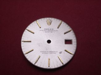 Rolex Oyster Perpetual Date Zifferblatt, Goldfarben, Ø 26,8mm, gebraucht 