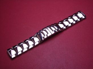 Armband, Stahl, Breite: 18mm, Länge: 14,6cm, mit Faltschließe 