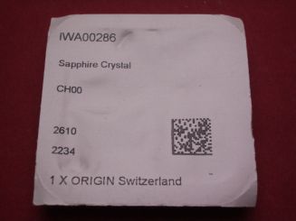 IWC Saphierglas, für Ref.: 3508, 3518, 3805, 3815, IWA00286 