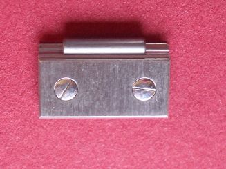 Cartier Santos Armband-Glied, flach, Stahl, 13,6mm, von links verschraubt, Techn.Ref.: 0169, 0173, 1553 