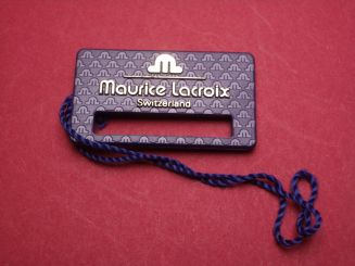 Maurice Lacroix Hang Tag, 40,1mm x 23,3mm, blau 