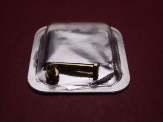 1 Cartier Federsteg zusammengebaut, Messing mit Goldauflage, für Ceinture PM, techn. Ref. 0105, 47237120 