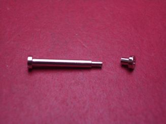 Cartier Federsteg zusammengebaut, Stahl rhodiniert, für VLC GM, techn. Ref. 1860, VC060086 