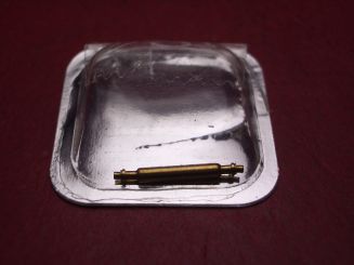 1 Cartier Federsteg, gelb, 10mm, Ø 1,5mm, für Tonneau 1910, techn. Ref. 1945, GV650156 