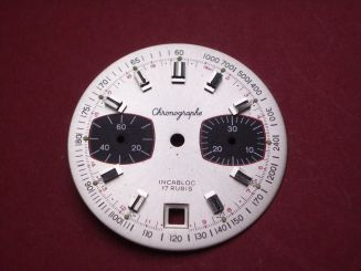 Chronographen-Zifferblatt Valjoux Kaliber: 7734 Durchmesser: 31,50mm 